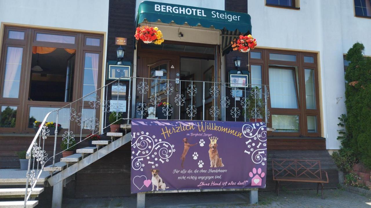 Berghotel Steiger - Erzgebirge Schneeberg  Buitenkant foto